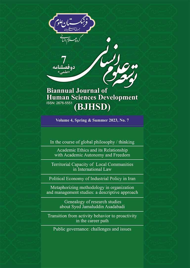 New Issue of the Biannual Journal of Human Sciences Development