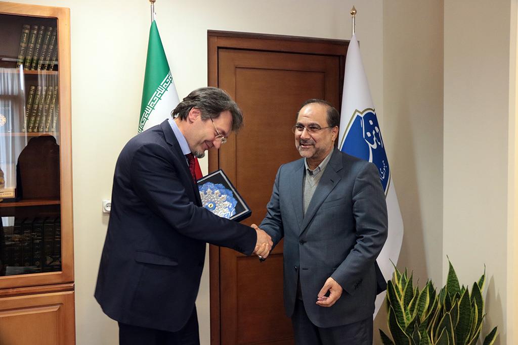 Visit of the President of the Academy with the Director of the Institute of Oriental Studies of the Russian Academy of