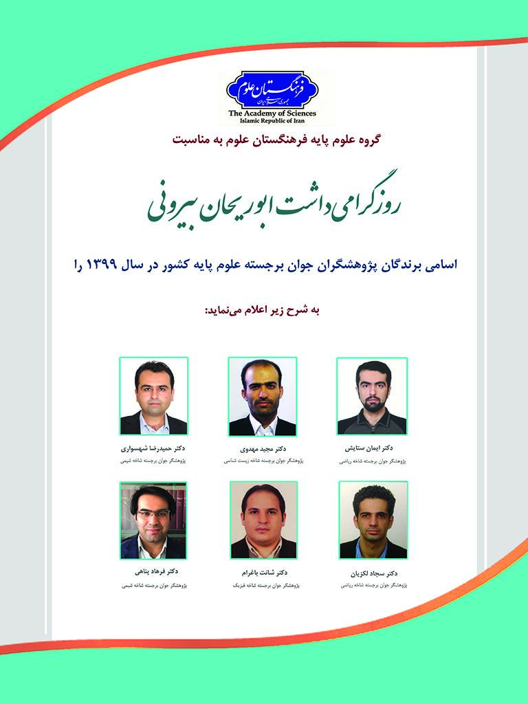 Recipients of the Academy’s Abu Reyhan Biruni's Award