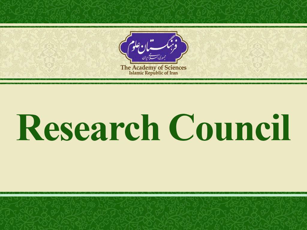 Research Council Meeting