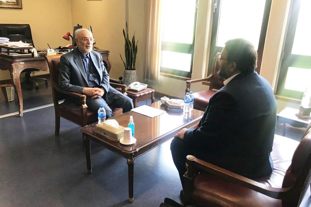 The meeting of the Secretary General of the CINVU with the Deputy President of the Academy of Sciences of the Islamic