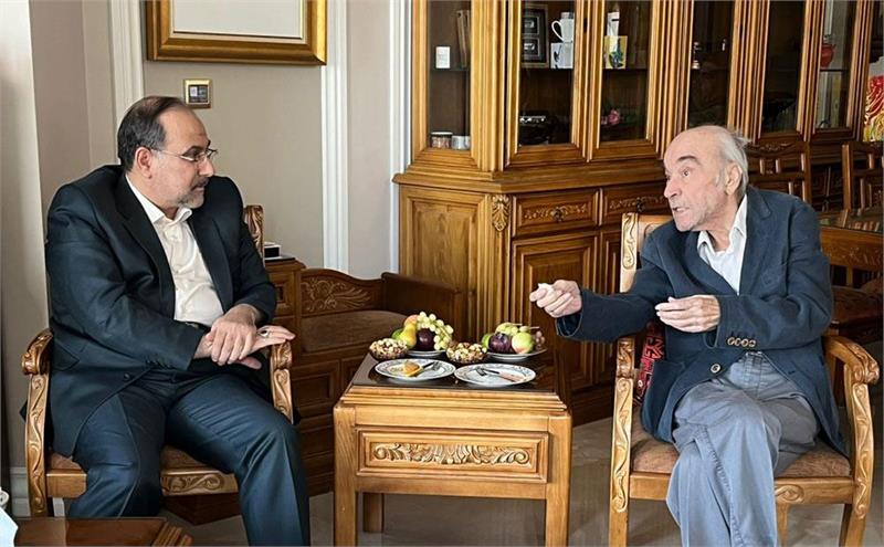 دیدار رئیس فرهنگستان علوم با استاد داوری اردکانی