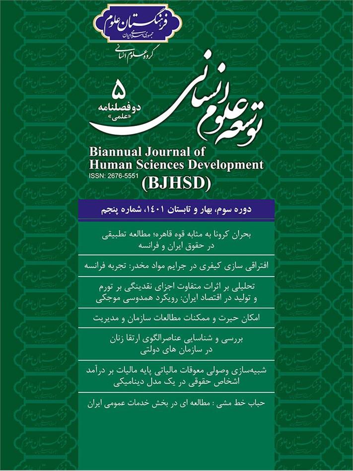 انتشار پنجمین شماره نشریه توسعه علوم انسانی