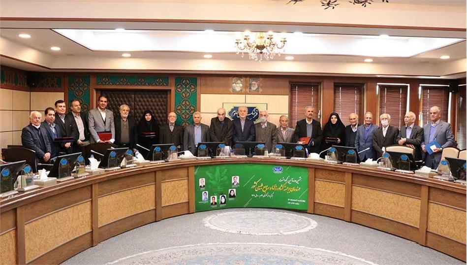 شش مهندس برجسته کشاورزی و منابع طبیعی کشور، منتخب فرهنگستان علوم معرفی و تجلیل شدند