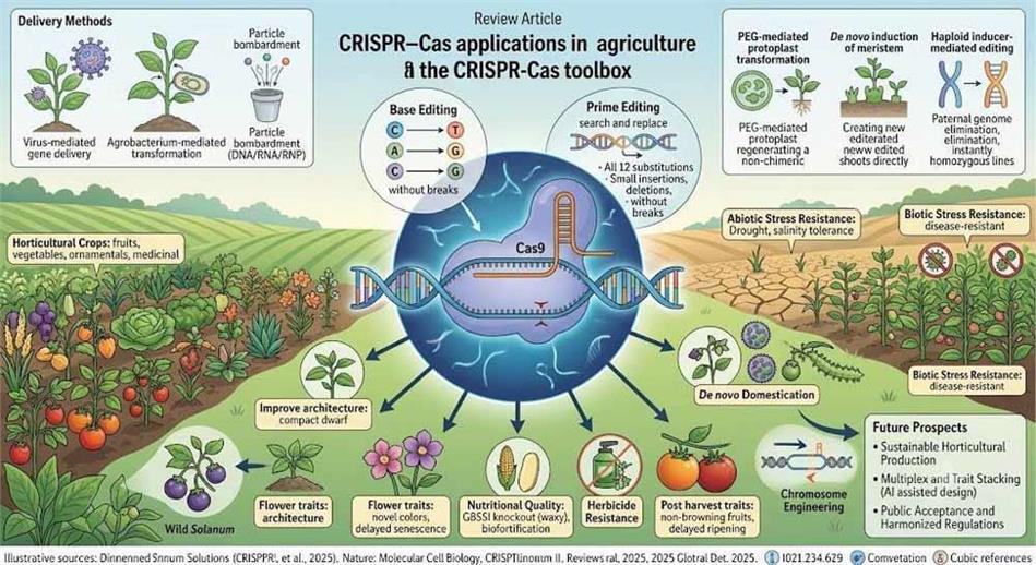 فناوری CRISPR؛ آغاز نسل جدید اصلاح گیاهان برای امنیت غذایی جهان