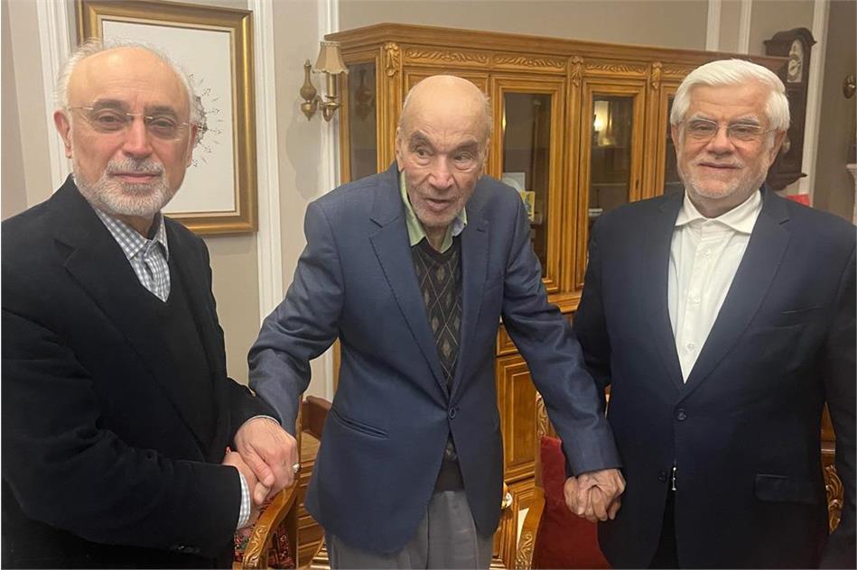 دیدار معاون اول رئیس‌جمهور با دکتر رضا داوری‌اردکانی